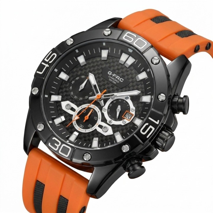 Reloj G-force Gf8019 Cronógrafo Deportivo + Estuche Premium