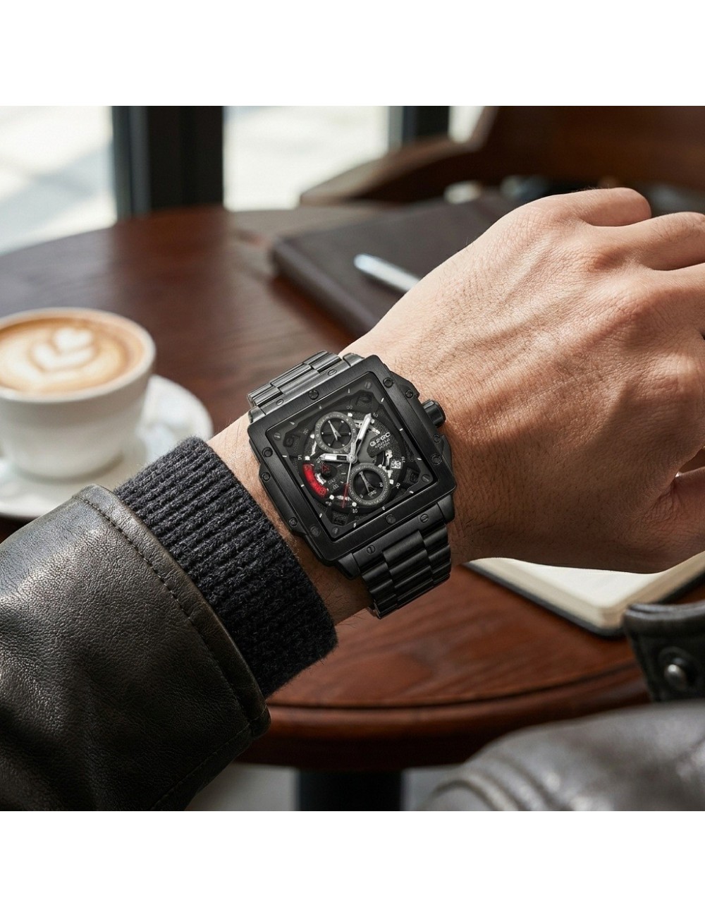 Reloj G-force Gf8064 Cronógrafo De Acero + Estuche Premium