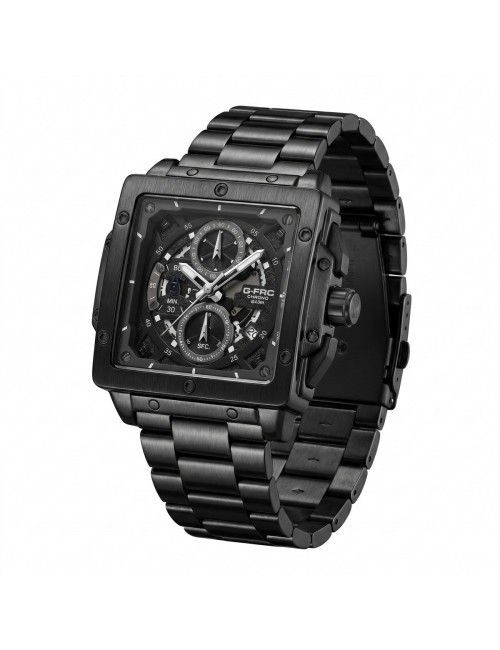 Reloj G-force Gf8064 Cronógrafo De Acero + Estuche Premium