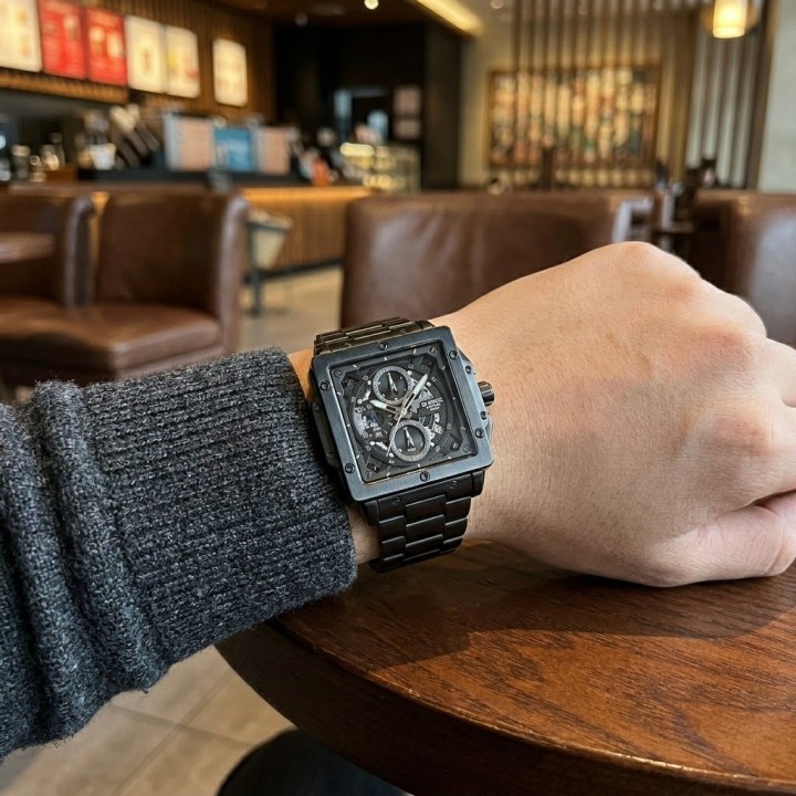 Reloj G-force Gf8064 Cronógrafo De Acero + Estuche Premium