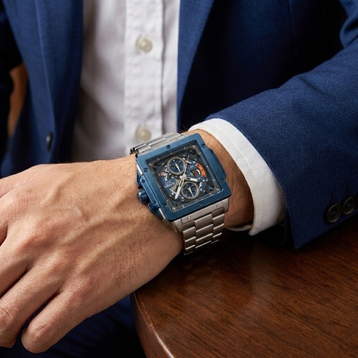Reloj G-force Gf8064 Cronógrafo De Acero + Estuche Premium