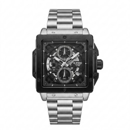 Reloj G-force Gf8064 Cronógrafo De Acero + Estuche Premium