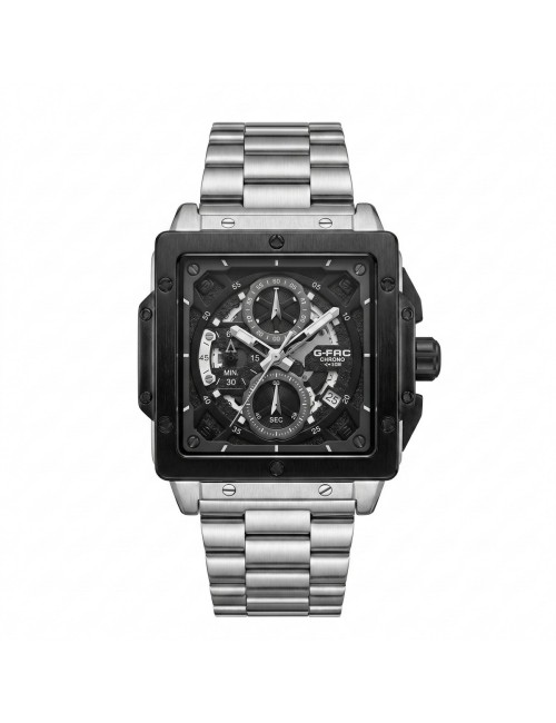 Reloj G-force Gf8064 Cronógrafo De Acero + Estuche Premium
