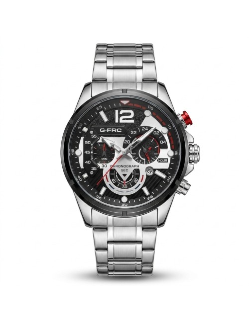 Reloj G-force Gr8395 Cronógrafo De Acero + Estuche Premium