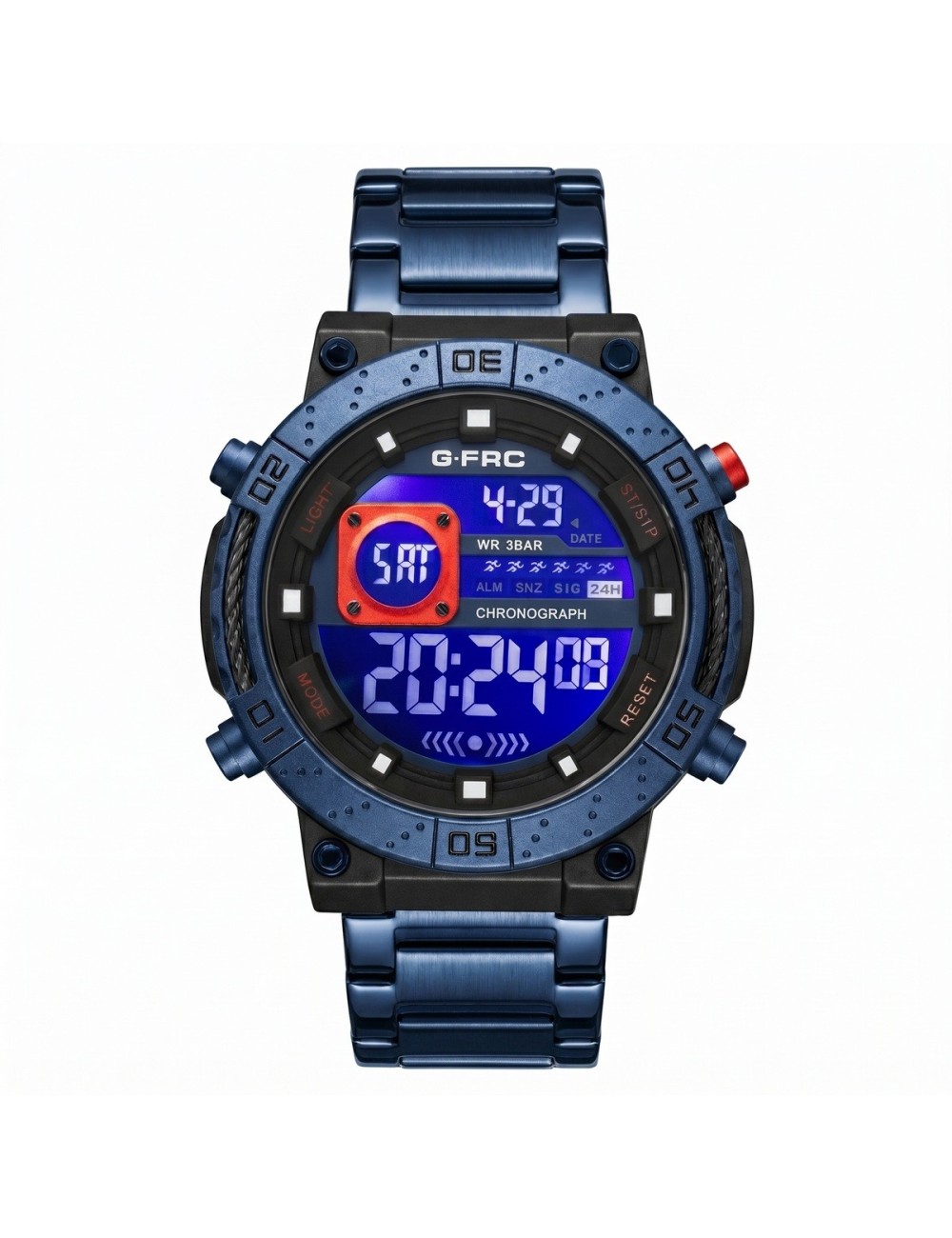 Reloj G-force H4482 Digital De Acero + Estuche Premium