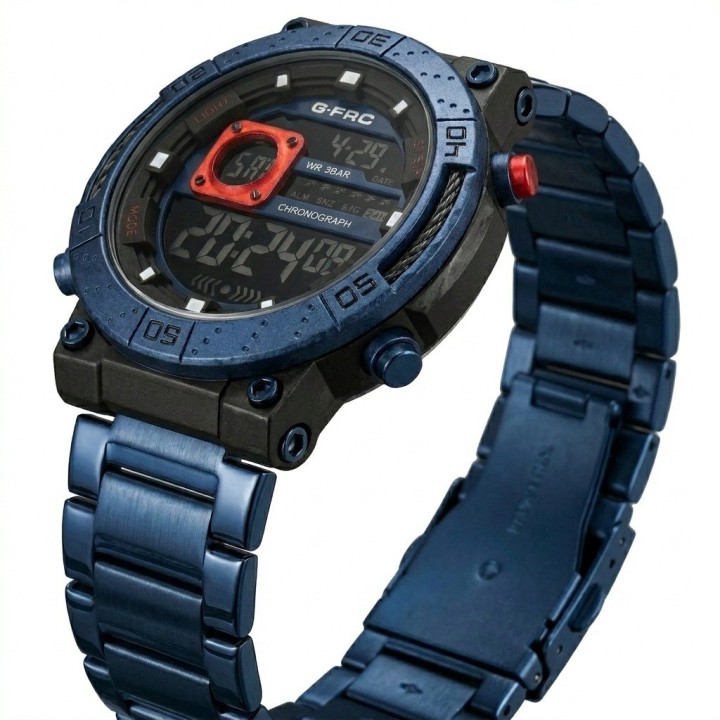 Reloj G-force H4482 Digital De Acero + Estuche Premium