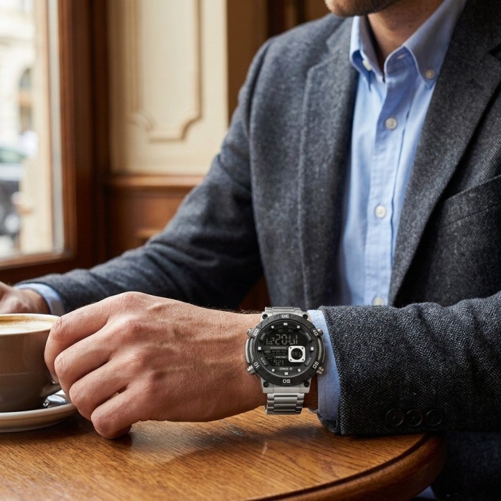 Reloj G-force H4482 Digital De Acero + Estuche Premium