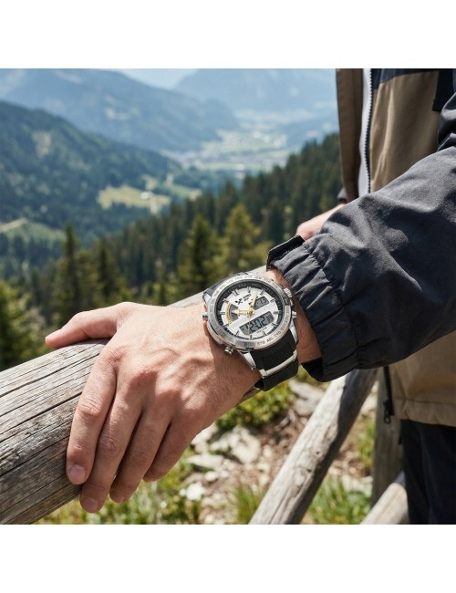 Reloj G-force Al190 Deportivo Doble Hora + Estuche Premium