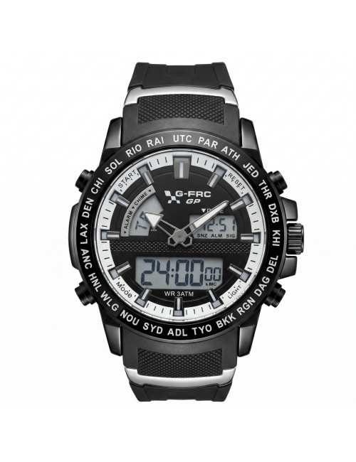 Reloj G-force Al190 Deportivo Doble Hora + Estuche Premium