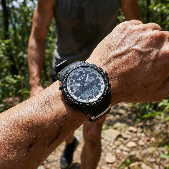 Reloj G-force Al190 Deportivo Doble Hora + Estuche Premium