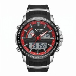 Reloj G-force Al190 Deportivo Doble Hora + Estuche Premium