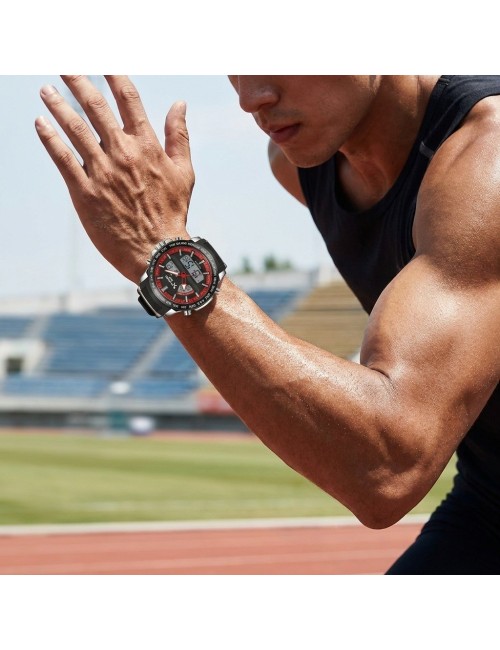 Reloj G-force Al190 Deportivo Doble Hora + Estuche Premium