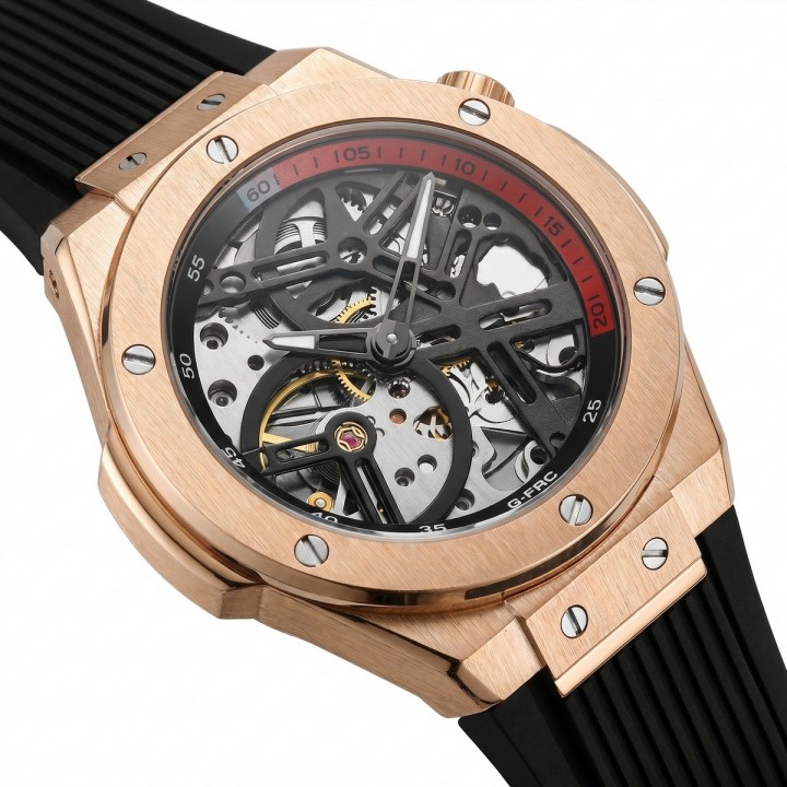 Reloj G-force At8661b Automático Deportivo + Estuche Premium