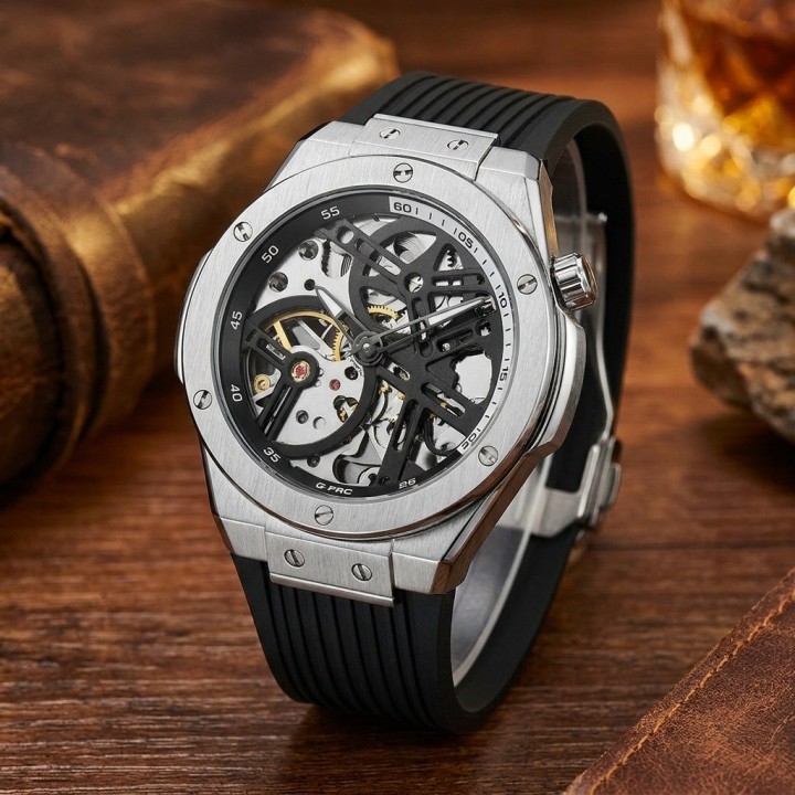 Reloj G-force At8661b Automático Deportivo + Estuche Premium