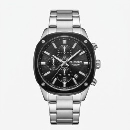 Reloj G-force Gr8490 Cronógrafo De Acero + Estuche Premium