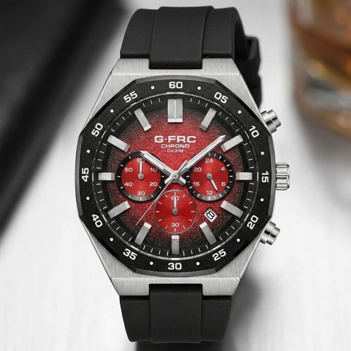 Reloj G-force Gr8489 Cronógrafo Deportivo + Estuche Premium