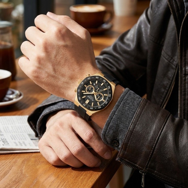 Reloj G-force Gr8489 Cronógrafo Deportivo + Estuche Premium