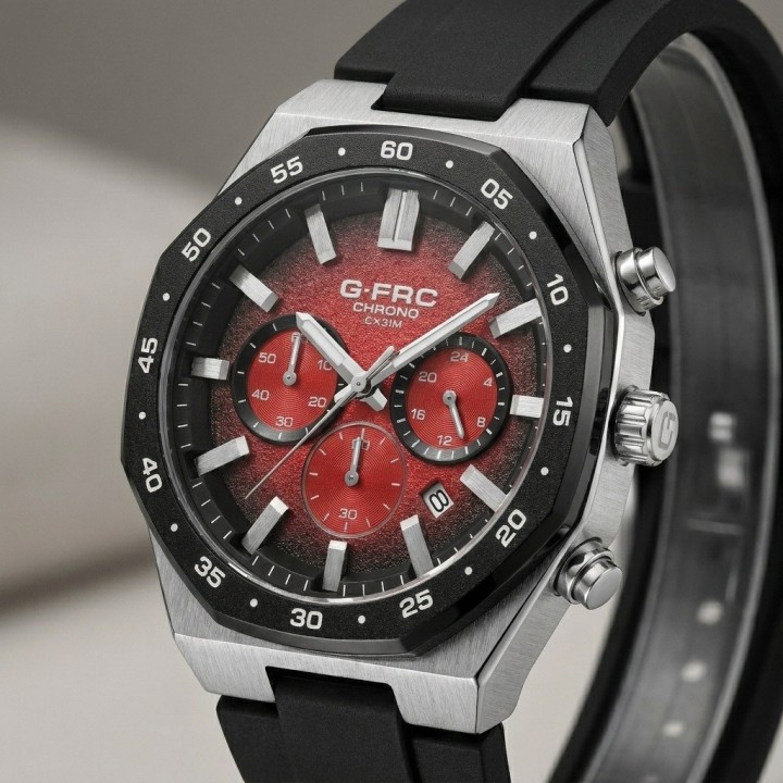Reloj G-force Gr8489 Cronógrafo Deportivo + Estuche Premium