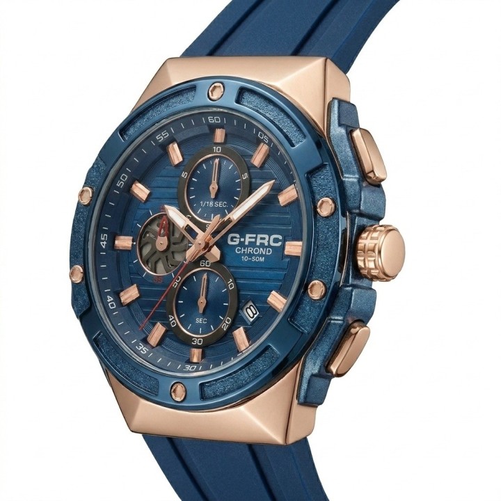 Reloj G-force Gr8462 Cronógrafo Deportivo + Estuche Premium