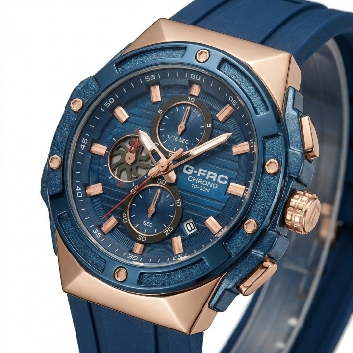 Reloj G-force Gr8462 Cronógrafo Deportivo + Estuche Premium