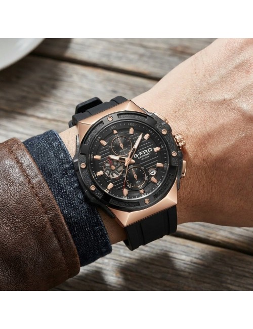 Reloj G-force Gr8462 Cronógrafo Deportivo + Estuche Premium