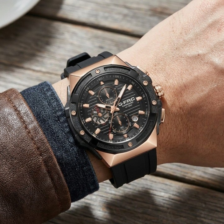 Reloj G-force Gr8462 Cronógrafo Deportivo + Estuche Premium