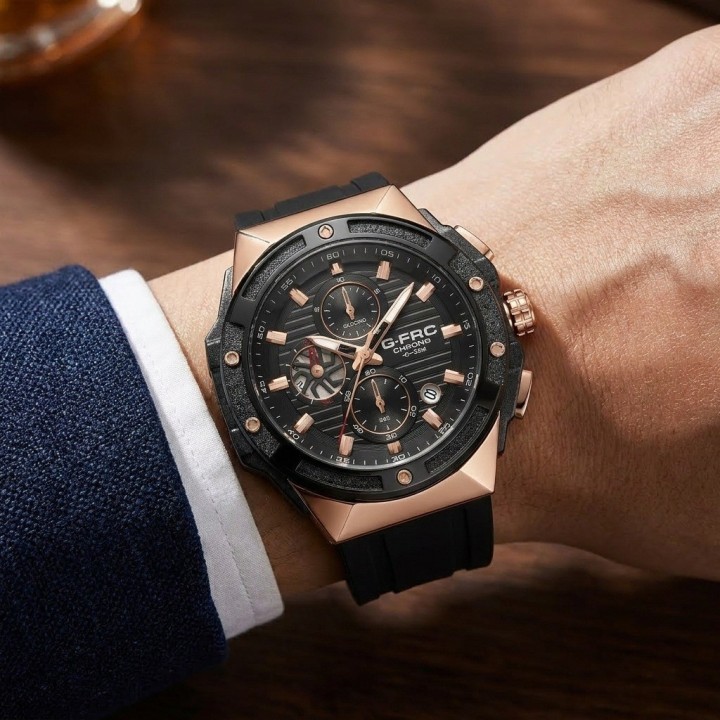 Reloj G-force Gr8462 Cronógrafo Deportivo + Estuche Premium