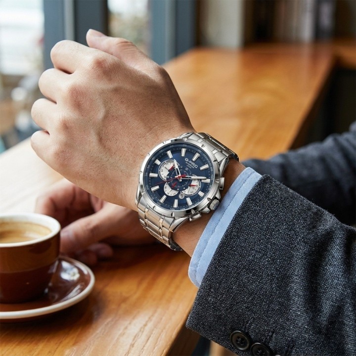 Reloj G-force Gr8363 Cronógrafo De Acero + Estuche Premium