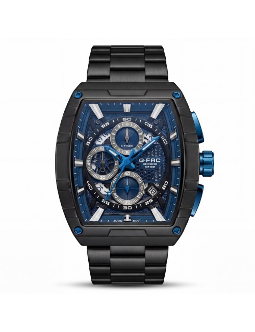 Reloj G-force Gf8066 Cronógrafo Acero + Estuche Premium