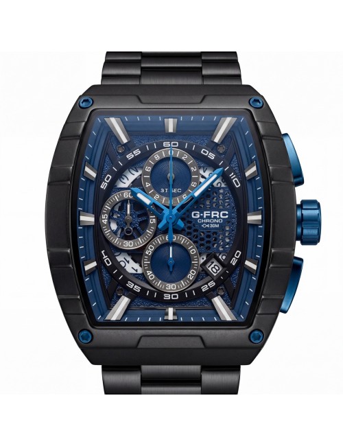 Reloj G-force Gf8066 Cronógrafo Acero + Estuche Premium