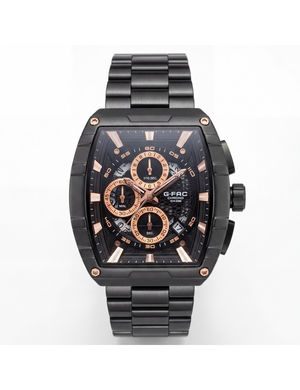 Reloj G-force Gf8066 Cronógrafo Acero + Estuche Premium