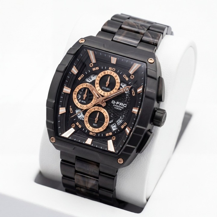 Reloj G-force Gf8066 Cronógrafo Acero + Estuche Premium