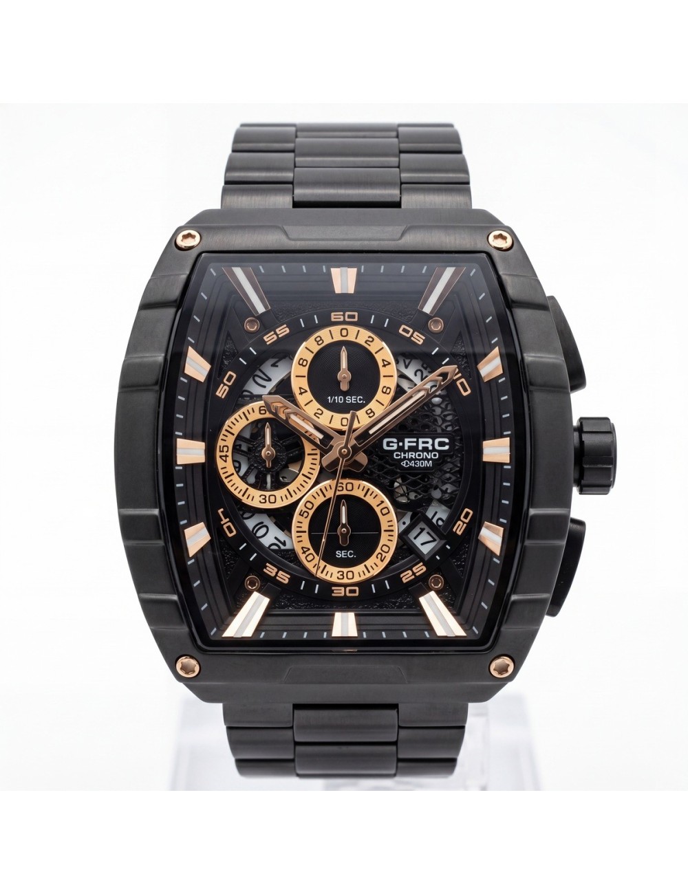 Reloj G-force Gf8066 Cronógrafo Acero + Estuche Premium