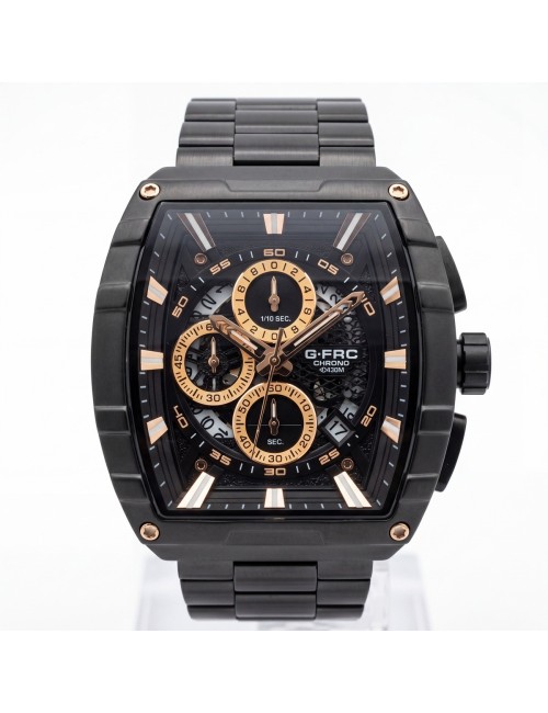 Reloj G-force Gf8066 Cronógrafo Acero + Estuche Premium