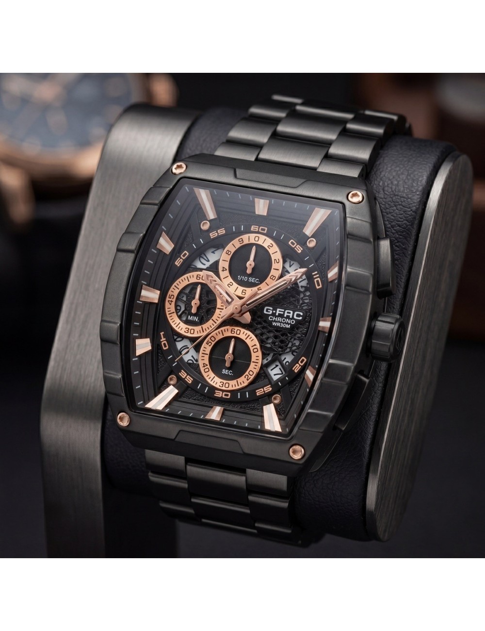 Reloj G-force Gf8066 Cronógrafo Acero + Estuche Premium