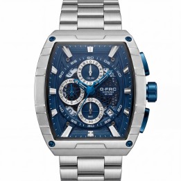 Reloj G-force Gf8066 Cronógrafo Acero + Estuche Premium