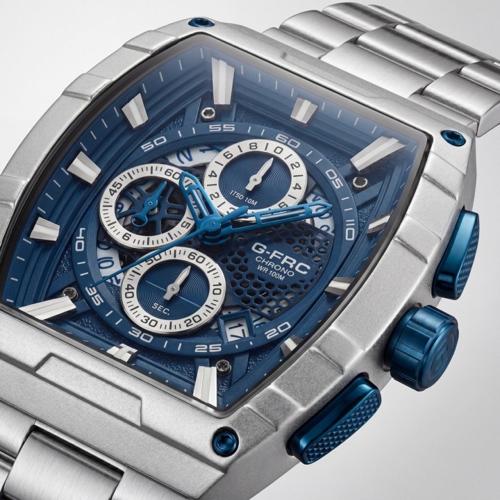 Reloj G-force Gf8066 Cronógrafo Acero + Estuche Premium