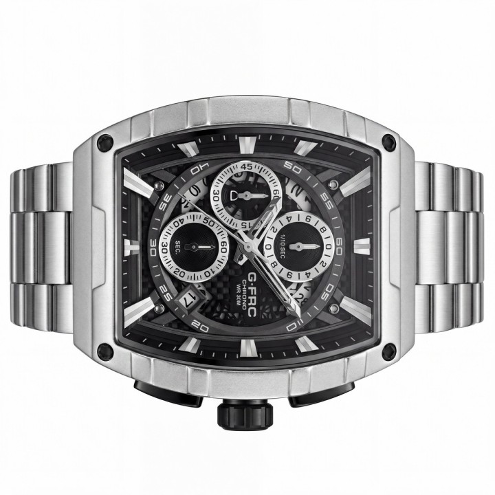 Reloj G-force Gf8066 Cronógrafo Acero + Estuche Premium