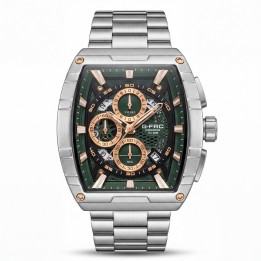 Reloj G-force Gf8066 Cronógrafo Acero + Estuche Premium