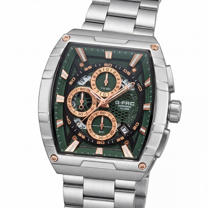 Reloj G-force Gf8066 Cronógrafo Acero + Estuche Premium