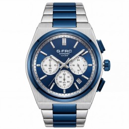 Reloj G-force Gf8048g Cronógrafo De Acero + Estuche Premium