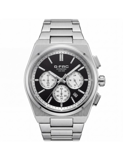 Reloj G-force Gf8048g Cronógrafo De Acero + Estuche Premium