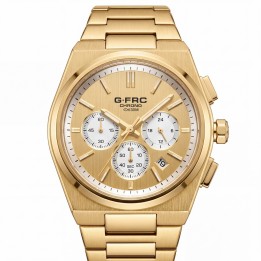 Reloj G-force Gf8048g Cronógrafo De Acero + Estuche Premium