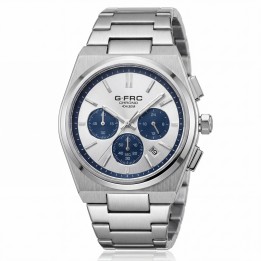 Reloj G-force Gf8048g Cronógrafo De Acero + Estuche Premium