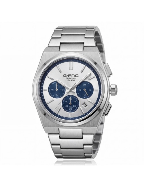 Reloj G-force Gf8048g Cronógrafo De Acero + Estuche Premium