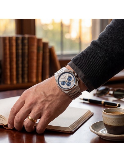 Reloj G-force Gf8048g Cronógrafo De Acero + Estuche Premium