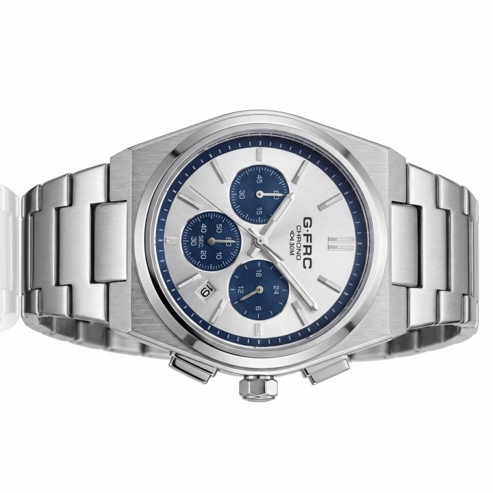 Reloj G-force Gf8048g Cronógrafo De Acero + Estuche Premium
