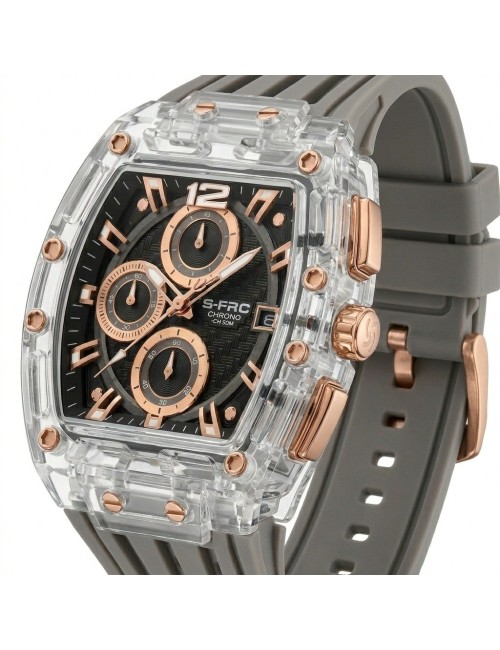 Reloj G-force Gf7105 Cronógrafo Deportivo + Estuche Premium