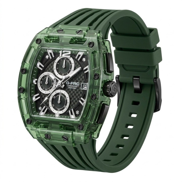 Reloj G-force Gf7105 Cronógrafo Deportivo + Estuche Premium