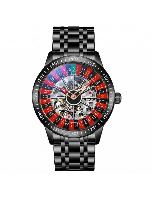 Reloj G-force At9835 Automatico Ruleta + Estuche Premium